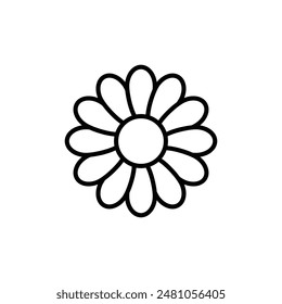 Beautiful Flower Icon for Gardening and Floral Shops