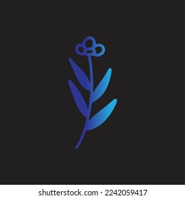Beautiful flower icon vector design