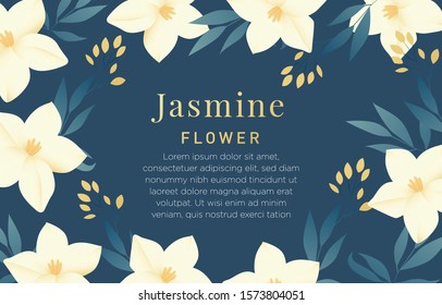 Beautiful Flower Illustration Design Template