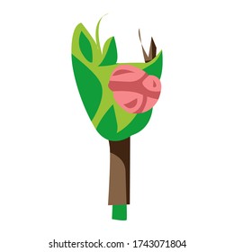  Beautiful Flower illustration in vector style