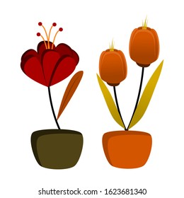 Beautiful flower illustrations for a beautiful day
