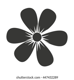 beautiful flower isolated icon design, vector illustration  graphic 