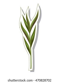 beautiful flower isolated icon vector illustration design