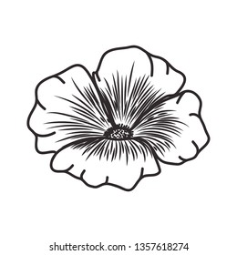 beautiful flower with leafs isolated icon