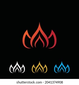 beautiful flower lotus  icon vector illustration template design