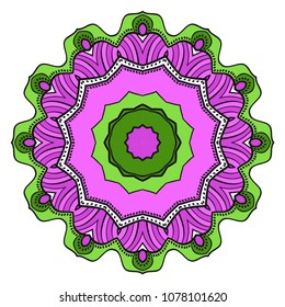 beautiful flower mandala. decorative vector. gold, black color. Super vector illustration.