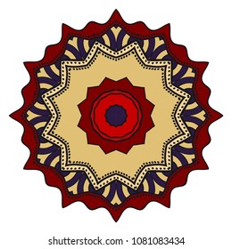 beautiful flower mandala. decorative vector. gold, black color. Super vector illustration.