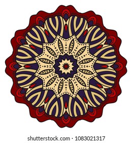 beautiful flower mandala. decorative vector. gold, black color. Super vector illustration.