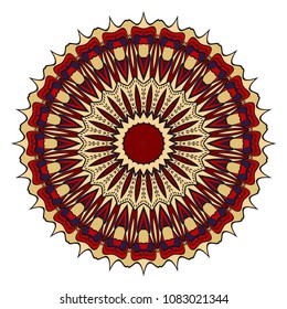 beautiful flower mandala. decorative vector. gold, black color. Super vector illustration.