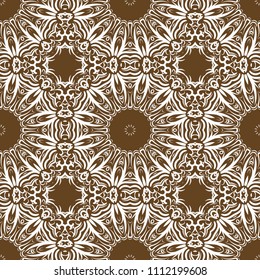 beautiful flower mandala. decorative vector. gold, black color symbol. vector illustration
