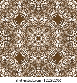 beautiful flower mandala. decorative vector. gold, black color symbol. vector illustration