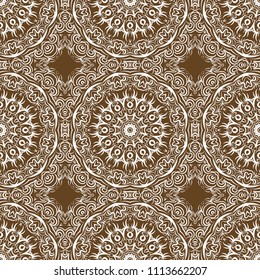 beautiful flower mandala. decorative vector. gold, black color symbol. vector illustration