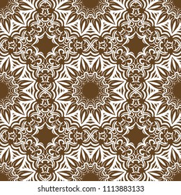 beautiful flower mandala. decorative vector. gold, black color symbol. vector illustration
