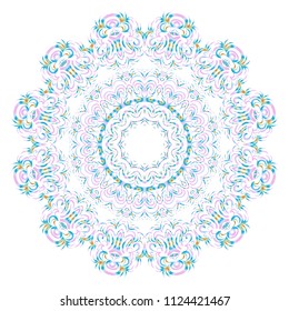 beautiful flower mandala. decorative vector. gold, black color. Super magic vector illustration