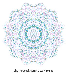 beautiful flower mandala. decorative vector. gold, black color. Super magic vector illustration