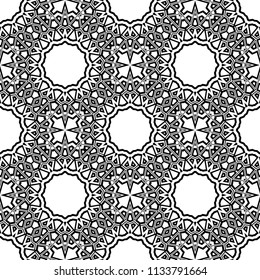 beautiful flower mandala. decorative vector. gold, black color. vector print illustration.