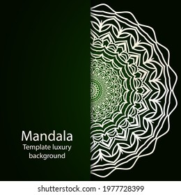 Beautiful flower mandala. Vector illustration. Abstract