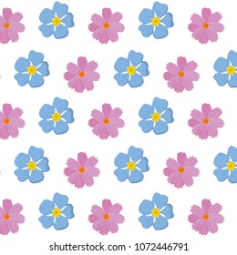 beautiful flower with nature petals background