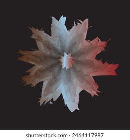 Beautiful flower on a dark background  
