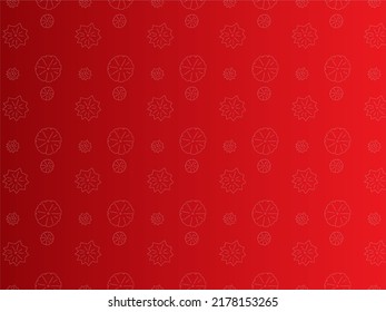 Beautiful flower on the red background