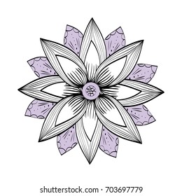 Beautiful flower ornament
