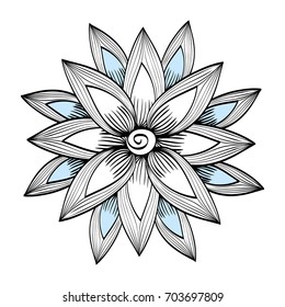 Beautiful flower ornament