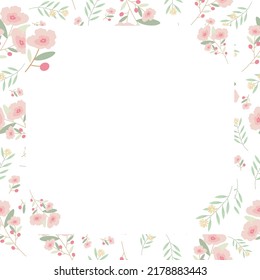  beautiful flower paper border background