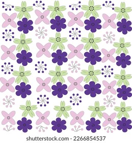 beautiful flower pattern for cloth