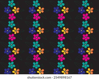 Belas artes de design de padrão de flor