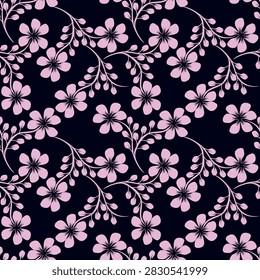 beautiful flower pattern design for screen print and digital print
