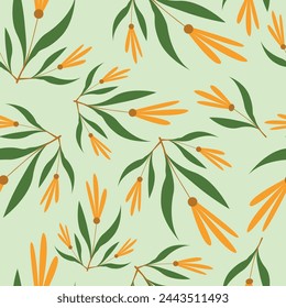 Beautiful Flower Pattern, Floral Seamless Digital Design,Watercolor Textile Allover Abstract Design.Wallpaper On Background