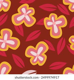 Hermoso patrón de flores, diseño digital floral sin fisuras, acuarela textil Allover diseño Abstractas.