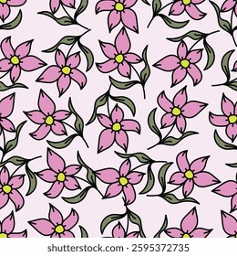 Beautiful Flower Pattern, Floral Seamless Digital Design,Watercolor Textile Allover Abstract Design.