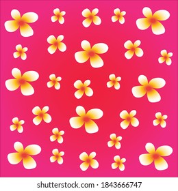 Beautiful flower pattern illustration design