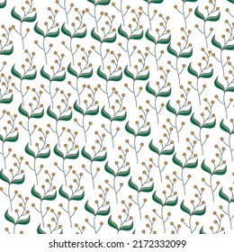 Beautiful flower pattern template Vector