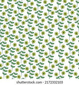 Beautiful flower pattern template Vector