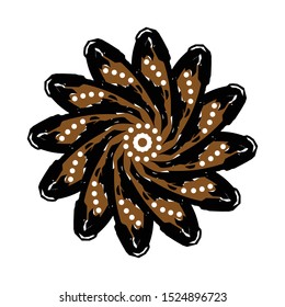 beautiful flower pattern. vector illustration