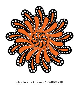 beautiful flower pattern. vector illustration