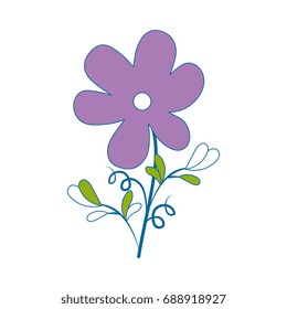 Beautiful flower with petals