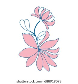 Beautiful flower with petals