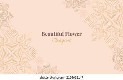 diseño de fondo de pétalos de flores hermosos