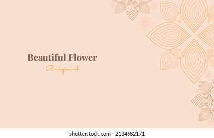 beautiful flower petals background design