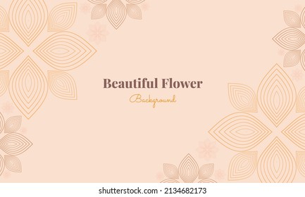 diseño de fondo de pétalos de flores hermosos