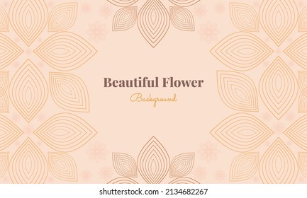 diseño de fondo de pétalos de flores hermosos