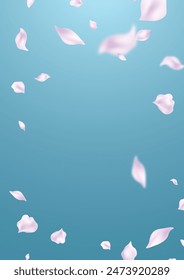 Beautiful flower petals background vector illustration.
