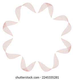 beautiful flower petals, flower line design