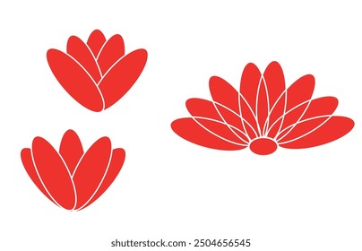 Hermosa flor de rosa roja