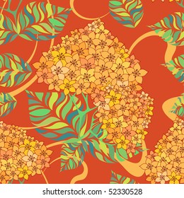 Beautiful flower seamless pattern