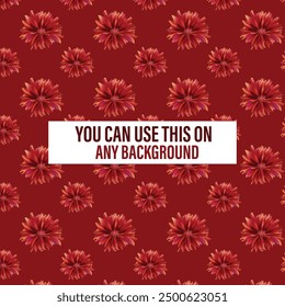 hermoso diseño de patrón sin fisuras de flores. Puede usar esto en cualquier fondo