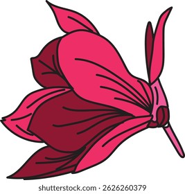 Hermoso conjunto de flores en varios tipos y colores, perfecto para proyectos creativos temáticos de naturaleza o primavera